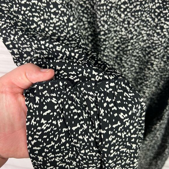 Hayden Plus Size Black & White Speckled Midi Skirt Size 1XL - Picture 3 of 6